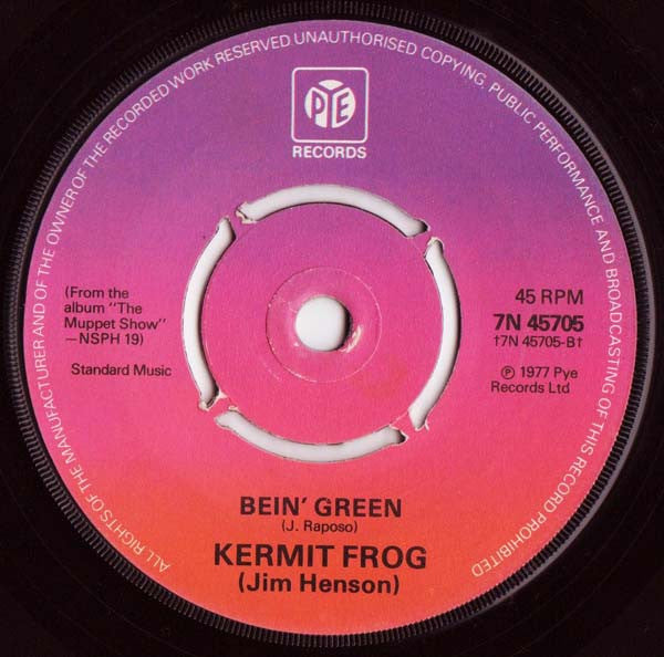 The Muppets : The Muppet Show Theme (7", Single, 4-P)