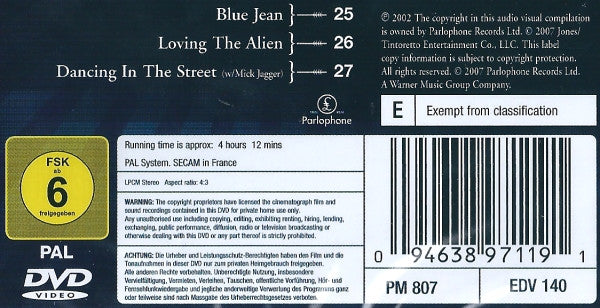 David Bowie - Best Of Bowie (2xDVD) (Very Good Plus (VG)) - DaddyPop