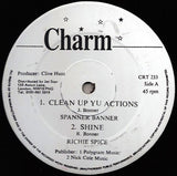 Spanner Banner, Richie Spice, Major Christie, Daddy Chris & Junior Ruff : Clean Up Yu Action / Shine / Love Me / All Night Long (12")