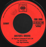 Sunny Leslie : Doctor's Orders / It's Only When You're Feeling Lonely (7")