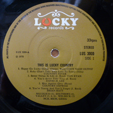 Various : This Is Lucky Country (LP, Comp)