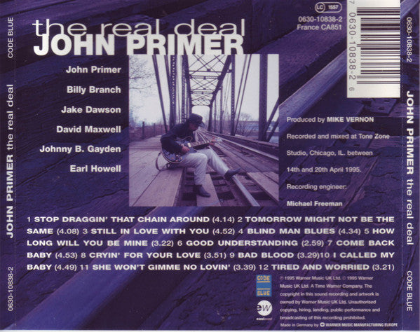 John Primer - The Real Deal (CD) (Very Good Plus (VG)) - DaddyPop