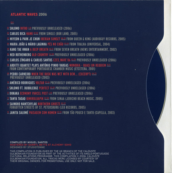 Various : Atlantic Waves 2006 (The Wire Sampler) (2xCD, Promo, Smplr)