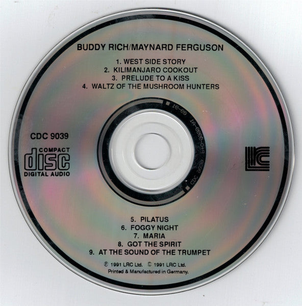 Buddy Rich / Maynard Ferguson : Two Big Bands Play Selections From West Side Story (CD, Comp, RE, RM)