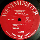 Ludwig van Beethoven, Philharmonic Symphony Of London Conducted By Hermann Scherchen : Symphony No. 2 In D Major, Op. 36 / Symphony No. 8 In F Major, Op. 93 (LP, Album, Mono)