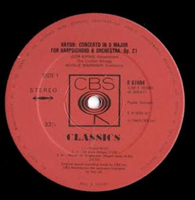 Joseph Haydn, Johann Sebastian Bach, The London Strings, Sir Neville Marriner : Concerto In D Major, Op. 21 / Brandenburg Concerto No. 5, BWV.1050 (LP)