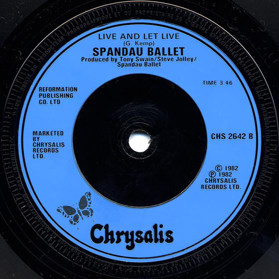 Spandau Ballet : Lifeline (7", Blu)