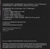 Pyotr Ilyich Tchaikovsky, London Symphony Orchestra, Gennadi Rozhdestvensky : Symphony No. 6 In B Minor, Op.74  "Pathetique" • Overture To "The Storm" (1864) Op.76 (Op. Posth) (CD, Album)