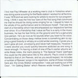 Paul Wheater : Twenty Good Years (CD, Album)