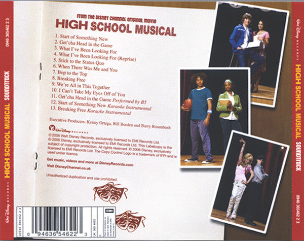 The High School Musical Cast : High School Musical (Soundtrack) (CD+G, Album)