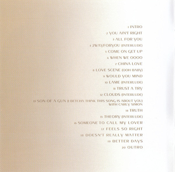 Janet Jackson : All For You (CD, Album)