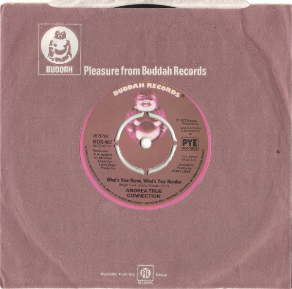 Andrea True Connection - Whats Your Name, Whats Your Number (7) (Very Good Plus (VG)) - DaddyPop