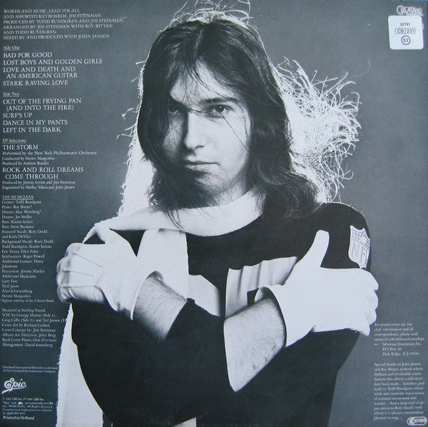 Jim Steinman - Bad For Good (LP) (Very Good Plus (VG)) - DaddyPop