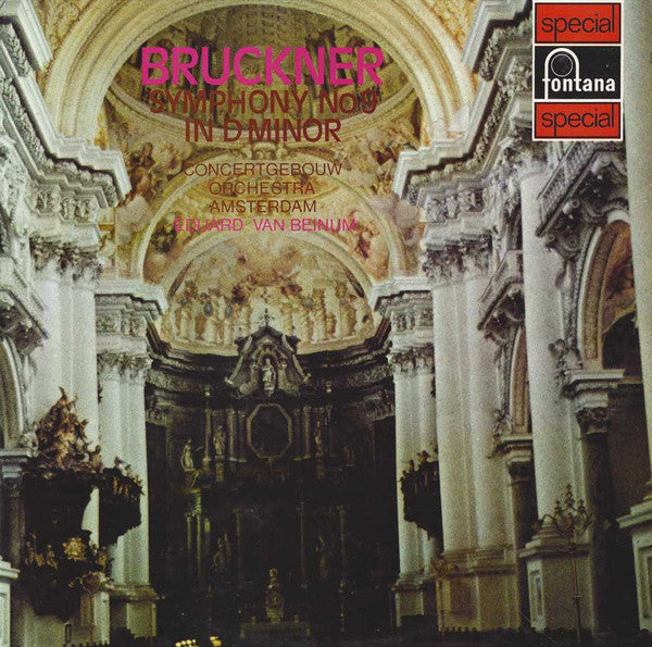 Anton Bruckner, Concertgebouworkest, Eduard van Beinum : Symphony No 9 In D Minor (LP, RE, RM)