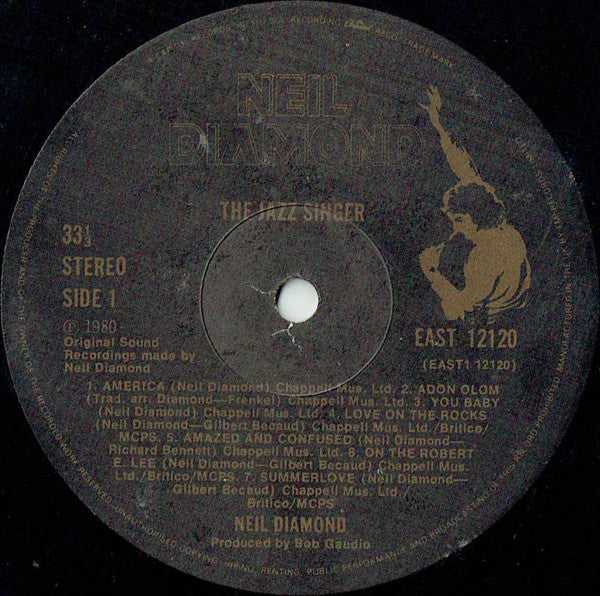 Neil Diamond - The Jazz Singer (Original Songs From The Motion Picture) (LP) (Very Good Plus (VG)) - DaddyPop