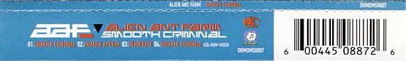 Alien Ant Farm - Smooth Criminal (CD) (Very Good Plus (VG)) - DaddyPop