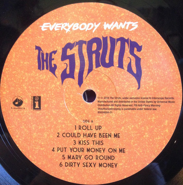 The Struts (3) : Everybody Wants (LP, Album, Uni)