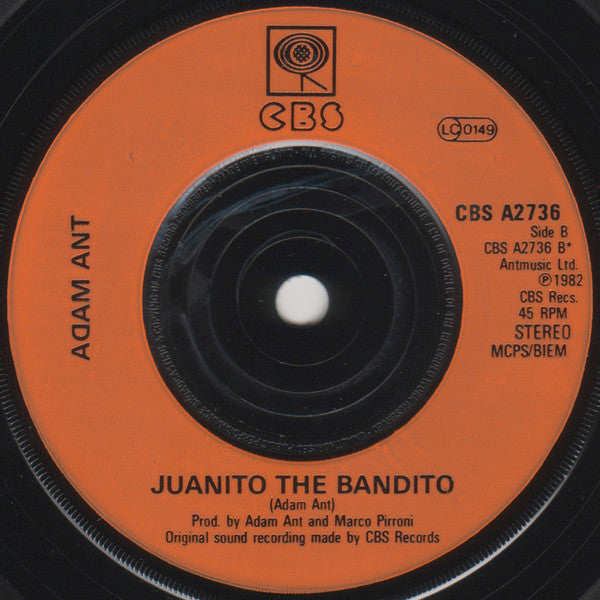 Adam Ant - Friend Or Foe (7) (Very Good Plus (VG)) - DaddyPop