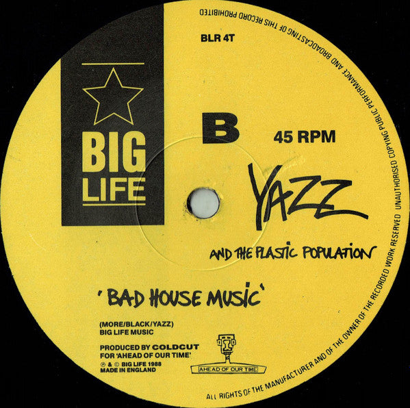 Yazz And The Plastic Population : The Only Way Is Up (12")