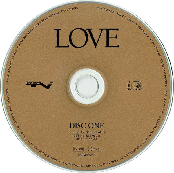 Various : Love (38 All Time Love Classics) (2xCD, Comp)