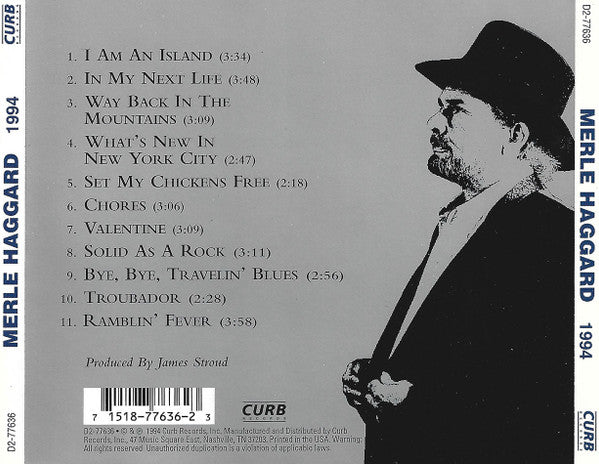 Merle Haggard : 1994 (CD, Album)