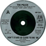 The Police : Don't Stand So Close To Me '86 (7", Single, Blu)
