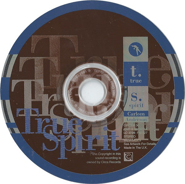 Carleen Anderson : True Spirit (CD, Album, Ltd, Dig)