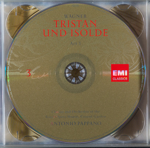 Placido Domingo · Nina Stemme · Mihoko Fujimura · Olaf Bär · René Pape · Ian Bostridge · Jared Holt · Matthew Rose (3) · Rolando Villazón, Chorus Of The Royal Opera House, Covent Garden And Orchestra Of The Royal Opera House, Covent Garden, Antonio Pappan : Tristan Und Isolde (3xCD + CD + Box, Fat)