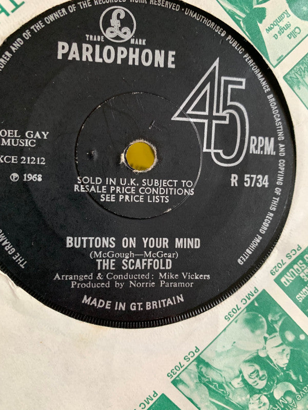 Scaffold : Lily The Pink (7", Single, Sol)