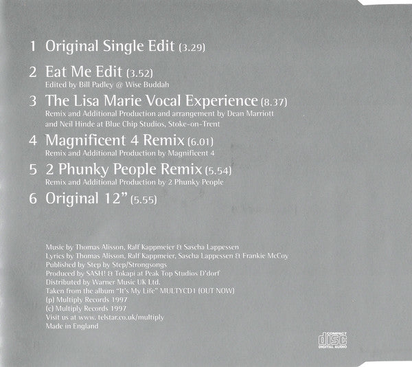 Sash! Feat. La Trec : Stay (CD, Single)