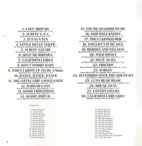 The Beach Boys : Summer Dreams (28 Classic Tracks) (CD, Comp)