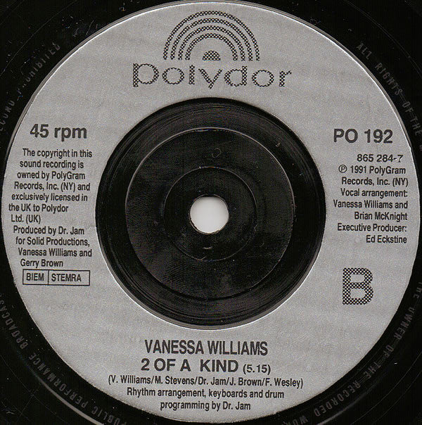 Vanessa Williams : Save The Best For Last (7", Single)