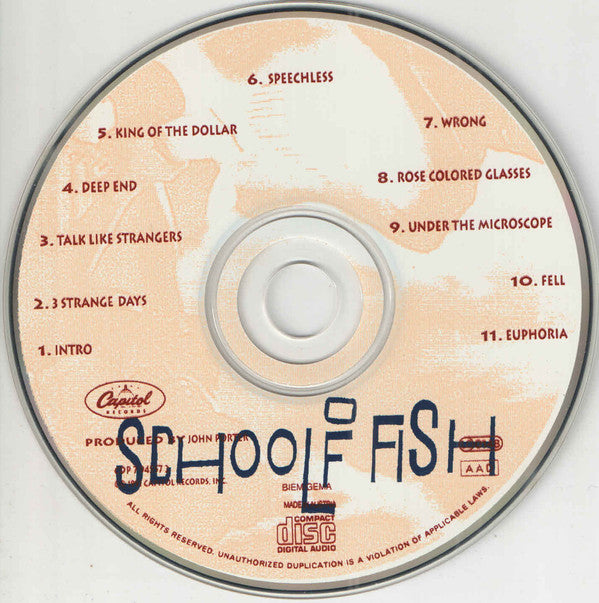 School Of Fish - School Of Fish (CD) (Very Good Plus (VG)) - DaddyPop