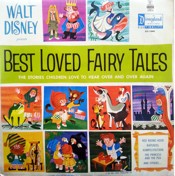 Jean Aubrey : Walt Disney Presents Best Loved Fairy Tales (LP, Album)
