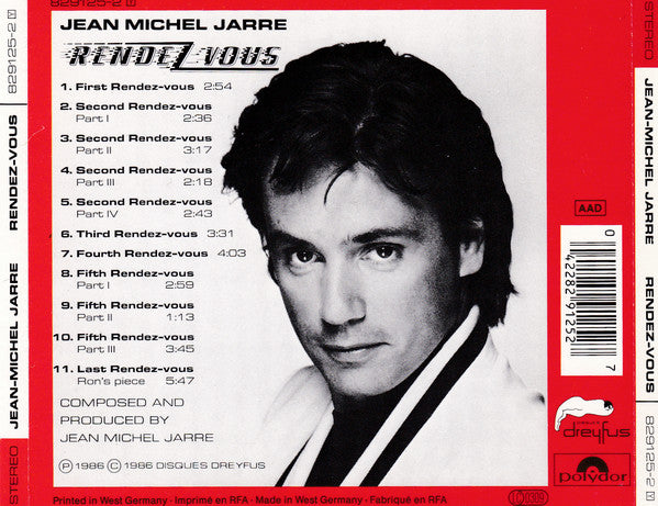 Jean-Michel Jarre : Rendez-Vous (CD, Album)