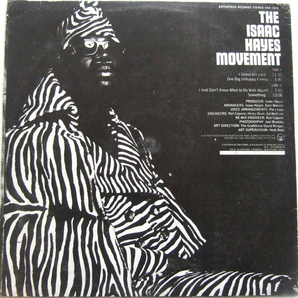 Isaac Hayes : The Isaac Hayes Movement (LP, Album)