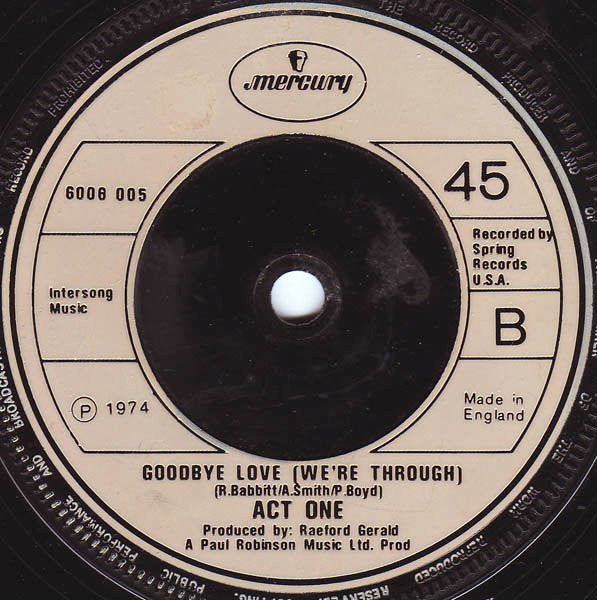 Act 1 - Tom The Peeper (7) (Very Good Plus (VG)) - DaddyPop