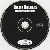 Billie Holiday : The Incomparable - Volume 1 (CD, Comp)