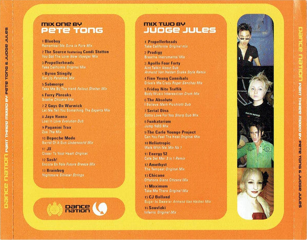 Pete Tong & Judge Jules : Dance Nation Part Three (2xCD, Album, Mixed)