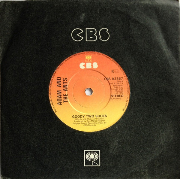 Adam And The Ants - Goody Two Shoes (7) (Very Good Plus (VG)) - DaddyPop