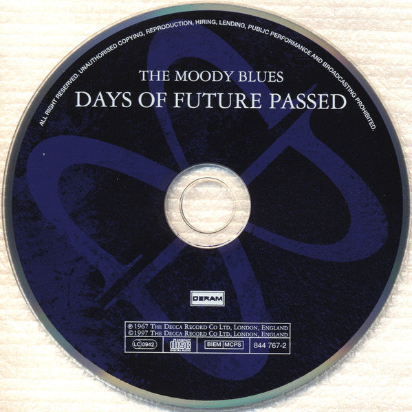 The Moody Blues : Days Of Future Passed (CD, Album, RE, RM)