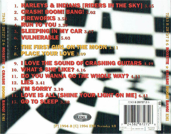 Roxette : Crash! Boom! Bang! (CD, Album)