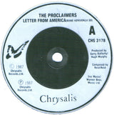 The Proclaimers : Letter From America (Band Version) (7", Single, Sil)