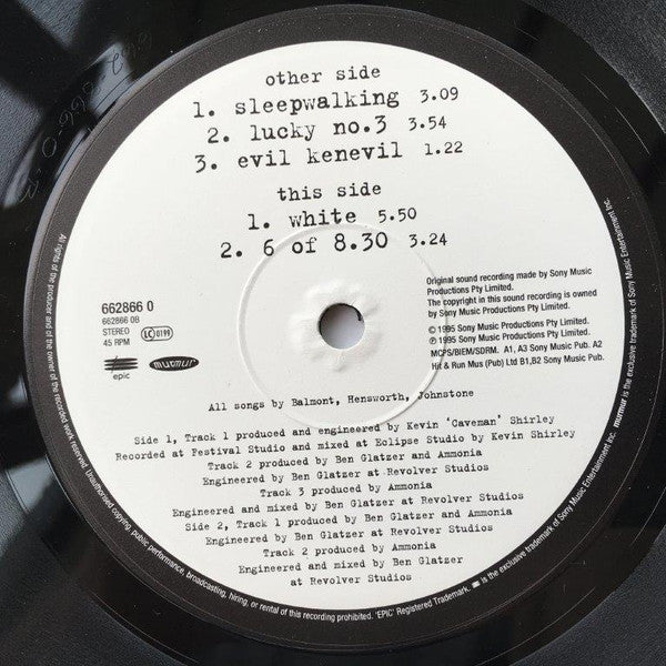 Ammonia (2) : Sleepwalking (EP) (10", EP, Ltd, Num)