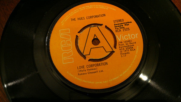 The Hues Corporation : Love Corporation (7", Single, Promo)