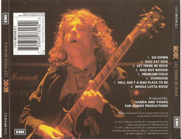 AC/DC : Let There Be Rock (CD, Album, RE, RM)