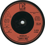 Simply Red : Infidelity   (7", Single, Red)