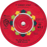 Don Ralke ,The Big Sound of Don Ralke  Pete Candoli And His Orchestra : 77 Sunset Strip (7")