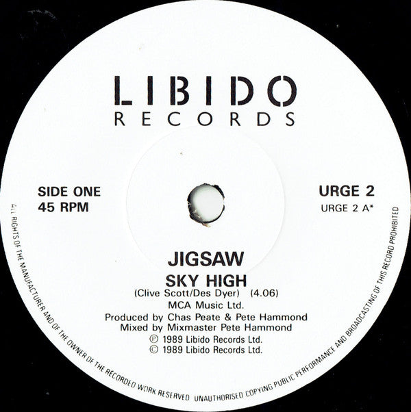Jigsaw (3) : Skyhigh (7", Single)