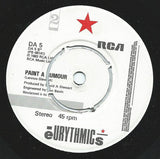 Eurythmics : Here Comes The Rain Again (7", Single, Pus)